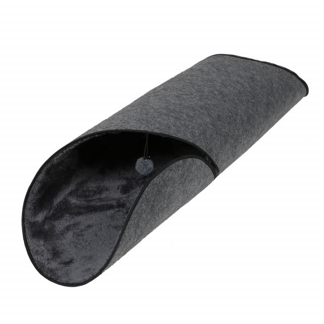 Ebi Hazel speeltunnel Antraciet Small -30x25x108 cm OP=OP