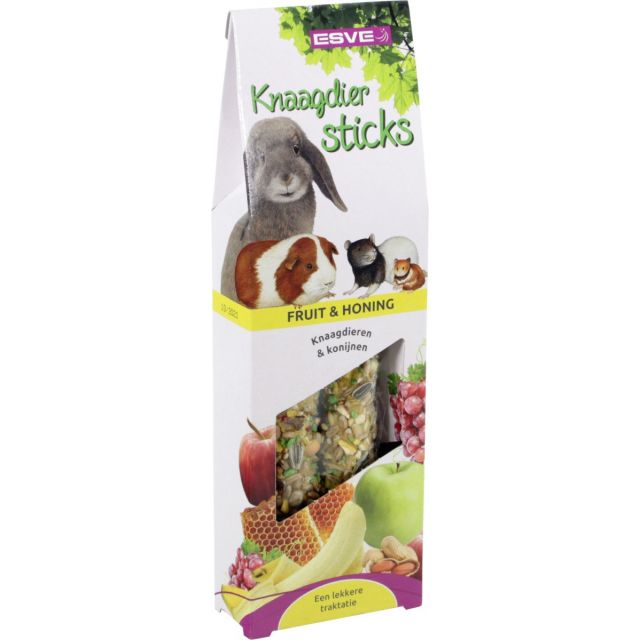 Esve Knaagdiersticks Fruit & Honing -2 stuks