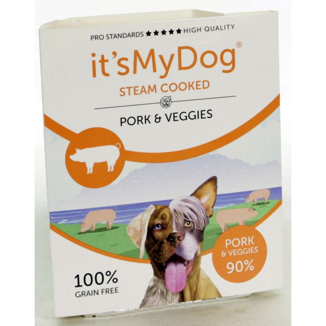 It's My Dog Steam Cooked Pork & Veggies -395 gram