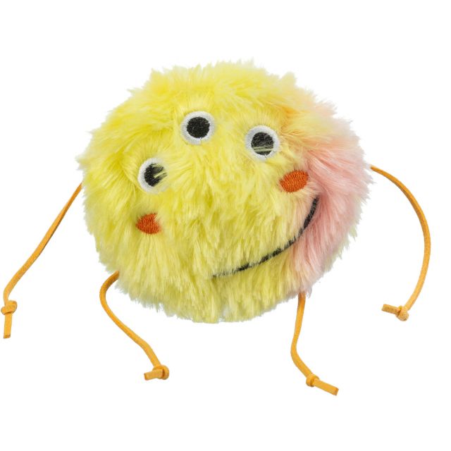 Trxiie Monster Pluche, catnip -10 cm  Oranje / Geel 