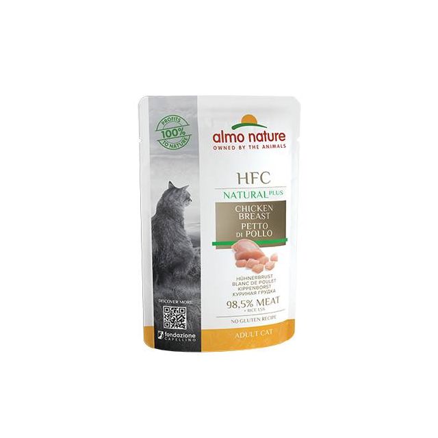 Almo Nature Plus Kipenborst -55 gram