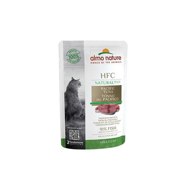 Almo Nature Plus Tonijn Pacific -55 gram