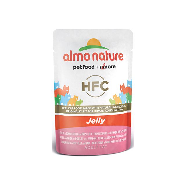 Almo Nature Tonijn & Kip & ham -55 gram