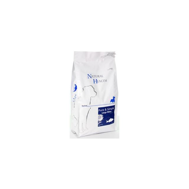 Natural Health Dog Fish & Rice Large Bits -2,5 kg 