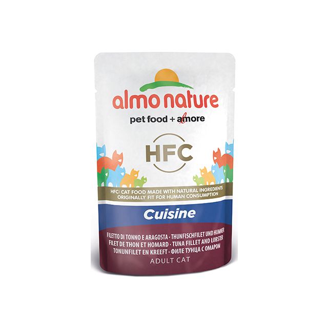 Almo Nature Tonijn & Kreeft -55 gram OP=OP