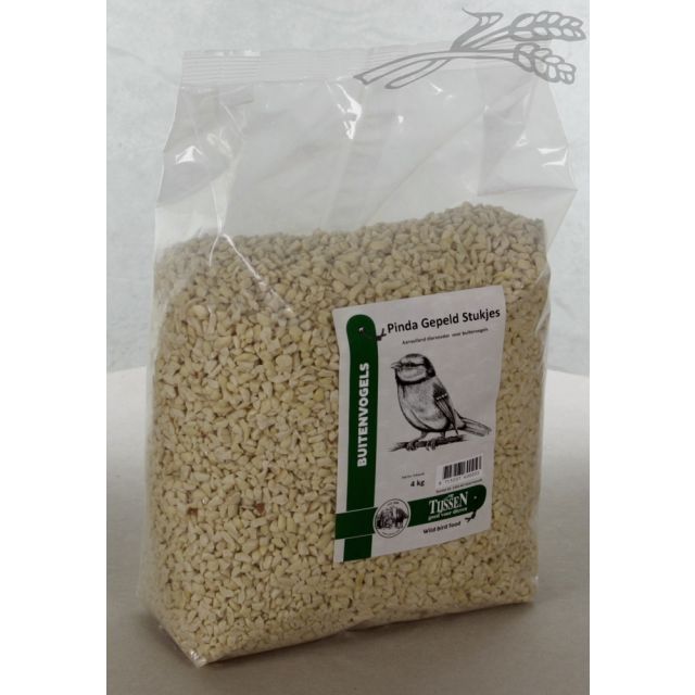 Tijssen Pinda Gepeld Stukjes -4 kg 