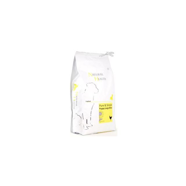 Natural Health Dog Chicken & Rice Puppy Large Bite -2.5 kg 