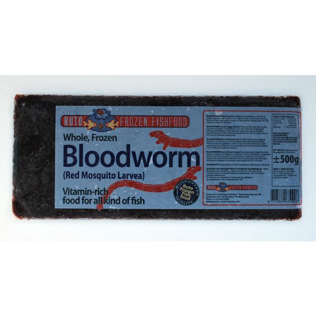 Ruto Rode Muggenlarven -500 gram Flatpack 