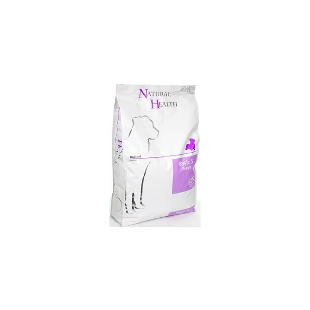 Natural Health Dog Basic 5 Puppy -7,5 kg 