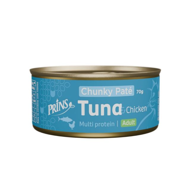 Prins Tuna & Chicken  Chunky Pate' -70 gram