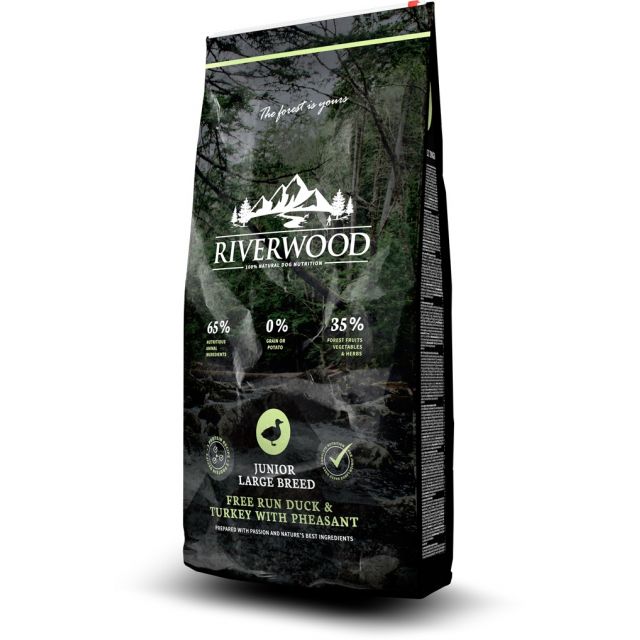 Riverwood Junior Large Breed Free Run Duck & Turkey With Phaesant -12 kg