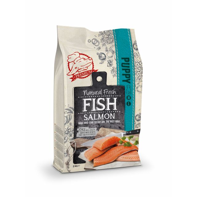 Natural Fresh Fish Puppy large Breed Salmon -2 kg 