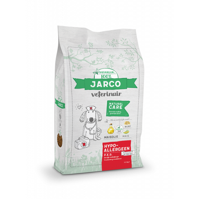 Jarco Dog Veterinair Hypoallergeen P.E.D -12.5 kg 