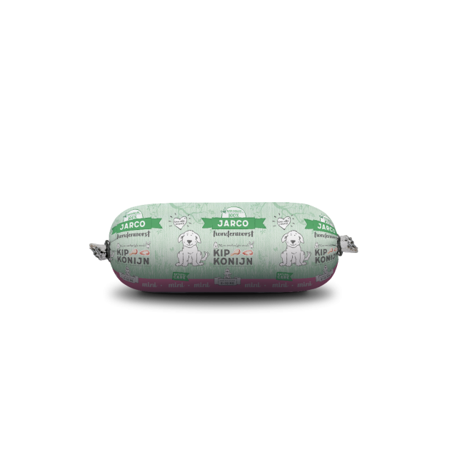 Jarco Dog Houdbare Worst Mini Kip / Konijn-250 gram