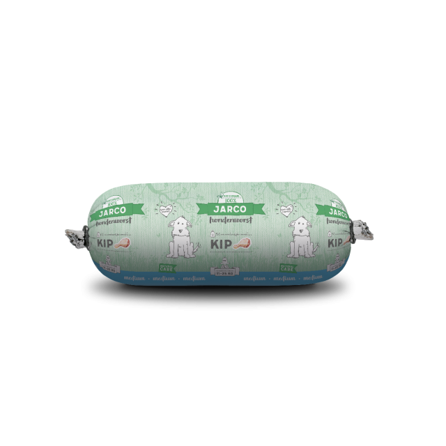 Jarco Dog Houdbare Worst Medium  Kip -450 gram