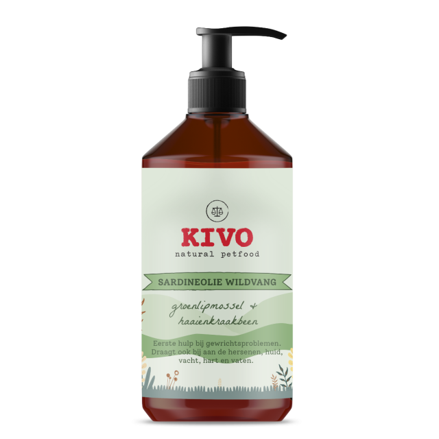 Kivo Sardineolie Met Groenlipmossel&Haaienkraakbeen -1000ml