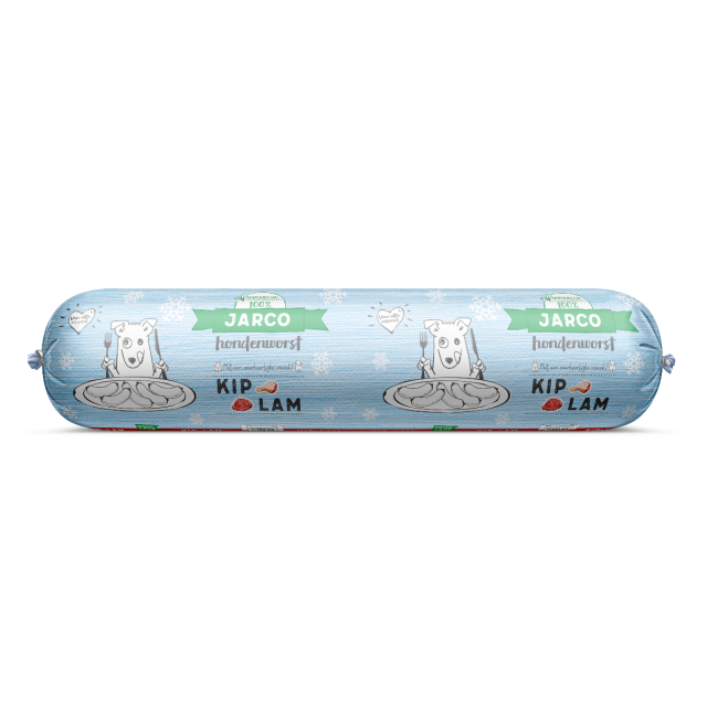 Jarco Dog Diepvriesworst Kip / Lam -250 gram