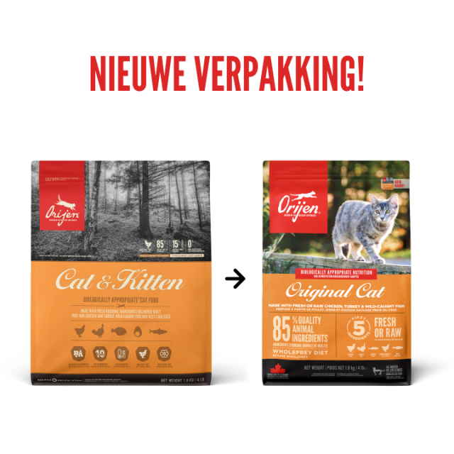 Orijen Whole Prey Original Cat -1.8 kg 