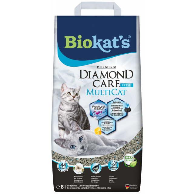 Biokat's Kattenbakvulling Diamond Care Fresh Multicat -8 ltr  