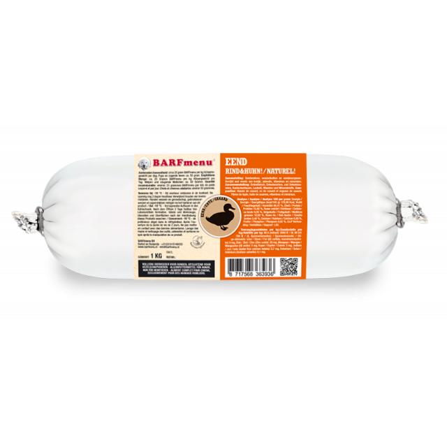 Barfmenu Eend - 1 kg