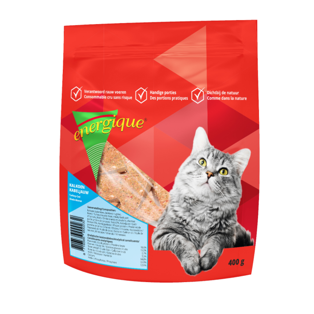 Energique kat Kalkoen & Kabeljauw -400 gram