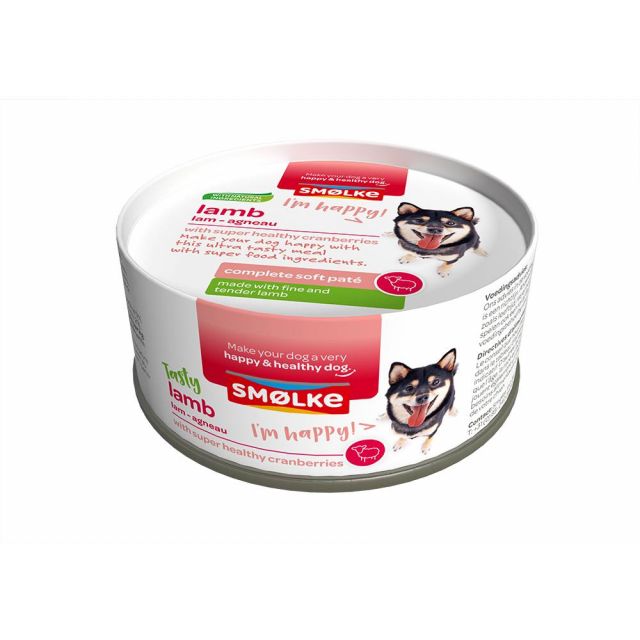 Smolke Hond Soft Pate Lamb -125 gram