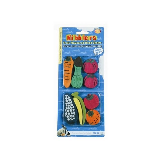 Happy Pet Nibblers Dubbelpack - 8,5x4x1 cm