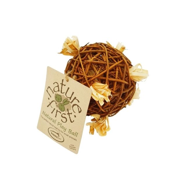 Happy Pet Speelbal Wilg Nature First - 9,5x9,5x9,5 cm