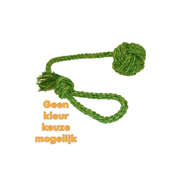 Happy Pet Nuts For Werpflostouw met Touwbal - 48x7x7 cm