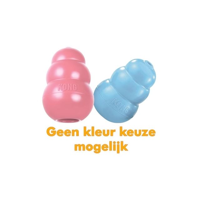 KONG Puppy Roze Of Blauw Assorti - Medium