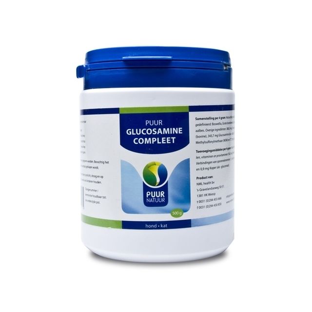 Puur Glucosamine Compleet voor Hond & Kat - 500 gr
