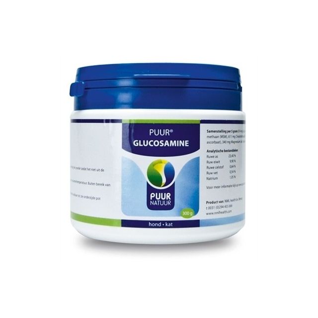 Puur Glucosamine voor De Hond & Kat - 300 gr
