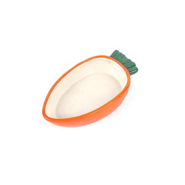 happy pet voerbak wortel 13,5X6,5X3 CM
