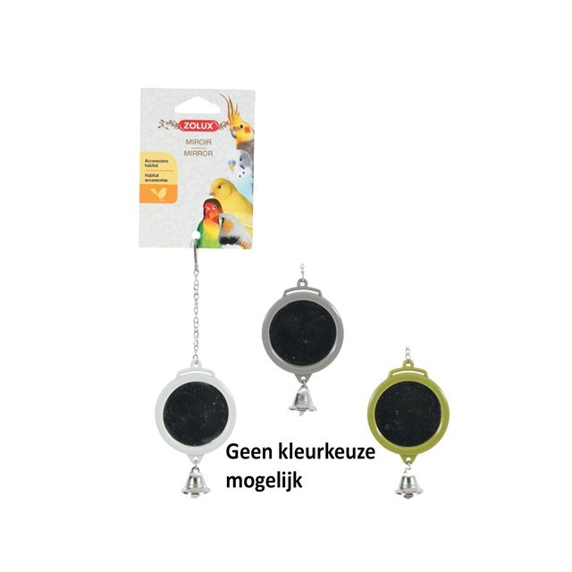 zolux spiegel rond met bel assorti 5,5X1X16,5 CM