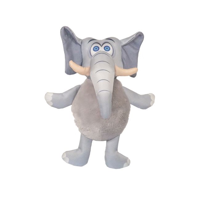Rosewood Safari Olifant Van Stevig Nylon Grijs -28 cm 