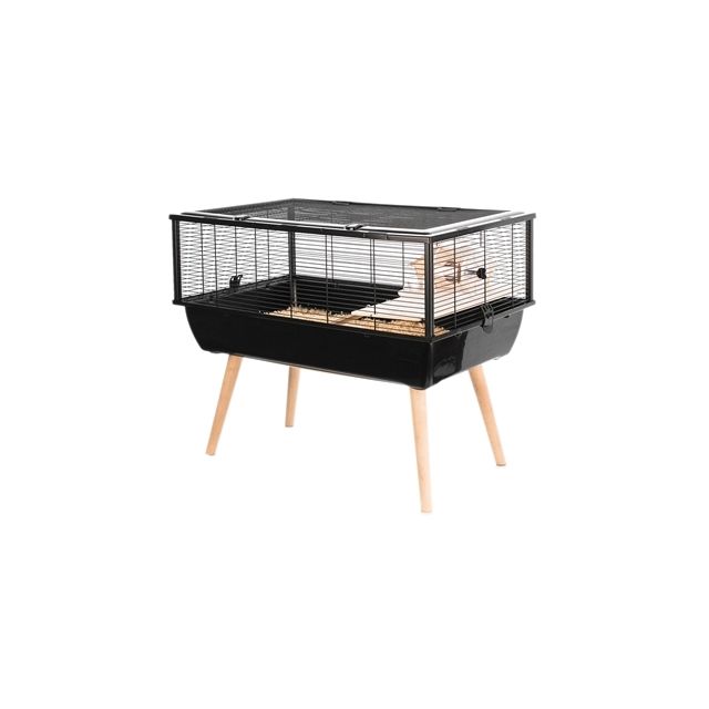 Zolux Knaagdierkooi Neo Nigha Zwart- 78x48x36 cm