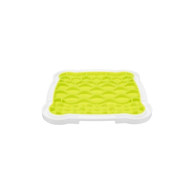 trixie lick'n'snack plaat tpr / plastic 20X20 CM