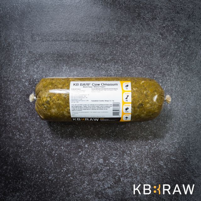  KB BARF Runder Boekmaag Gemalen - 1 kg