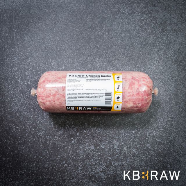 KB BARF gemalen kippenruggen - 1 kg