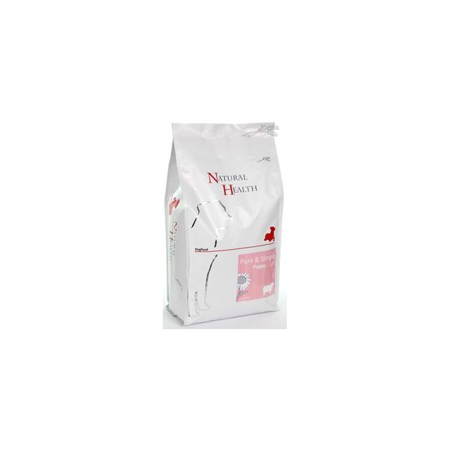 Natural health Dog Puppy lam & Rice -7.5 kg 
