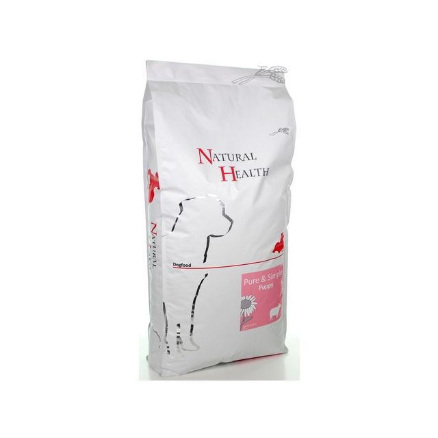 Natural Health Dog Puppy Lam & Rice - 12,5 kg