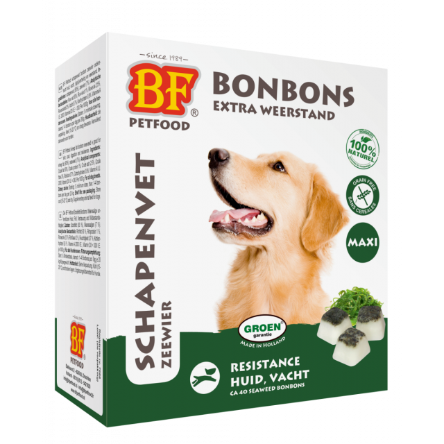 Biofood Schapenvet Maxi Bonbons Zeewier - 40 stuks