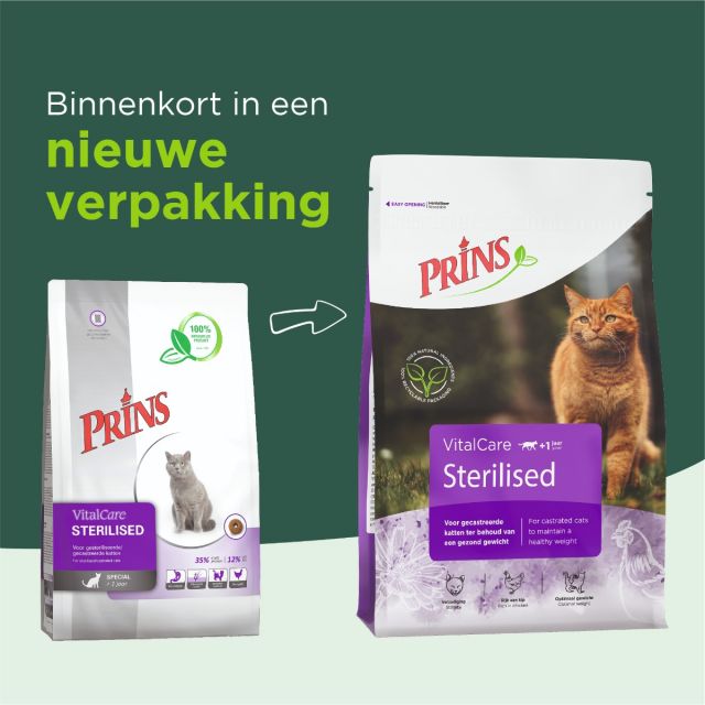 Prins Vitalcare Sterilised - 10 kg   (Unizak)  