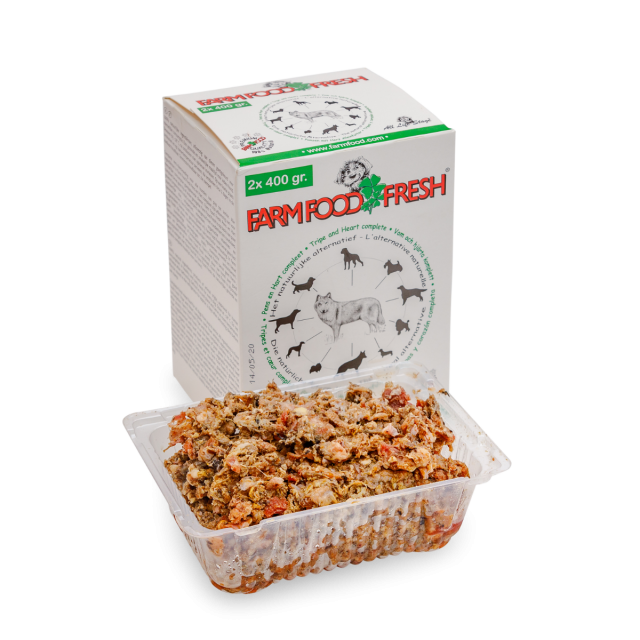 Farm Food Fresh Kompleet Pens & Hart Bakjes - 2x400 gram