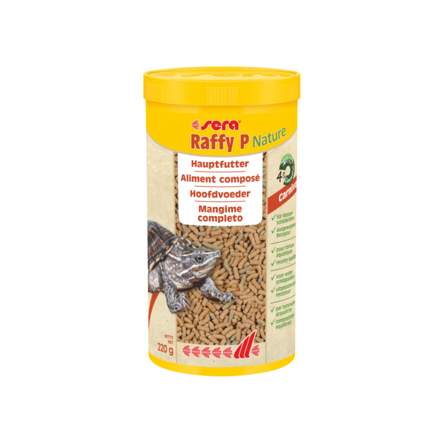 Sera Raffy P  Nature Hoofdvoer Voor Waterschildpadden- 1000 Ml