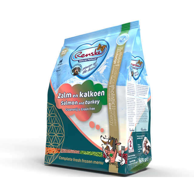 Renske Vriesvers Kalkoen / Zalm -600 gram 