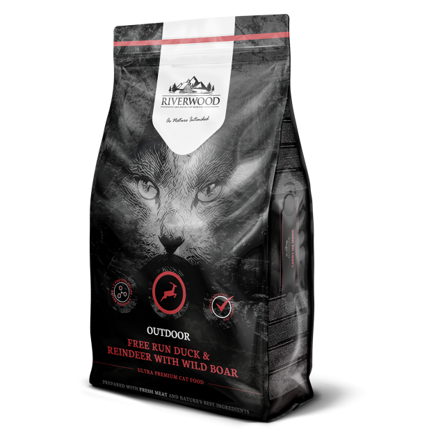 Riverwood Cat Outdoor Duck, Reindeer with Wild Boar -6 kg
