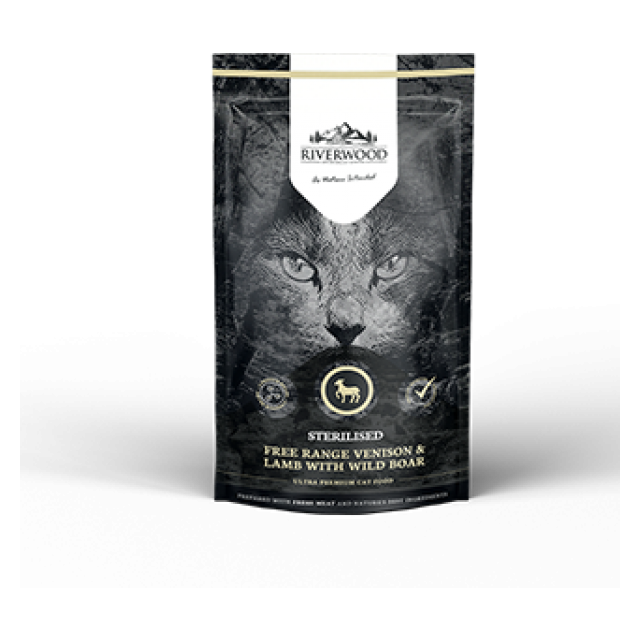 Riverwood Cat Sterilised Venison, Lamb with Rabbit -300 gram