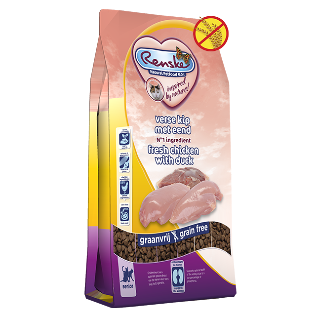 Renske Super Premium Senior Verse Kip Met Eend - 6 kg