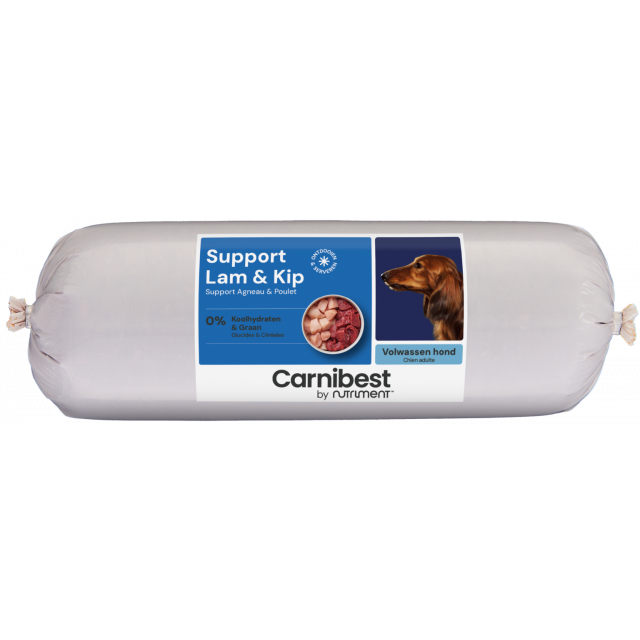 Carnibest Dog Support Lam & Kip -500 gram   Op=OP